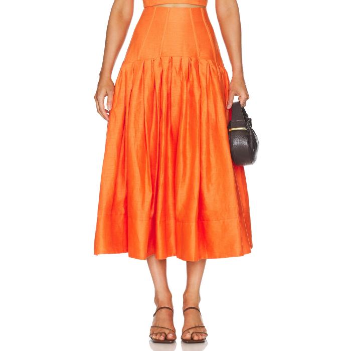 Nicholas 【 Aniyah Corset Midi Skirt Women Mango 】 レディースファッション ボトムス スカート レディース