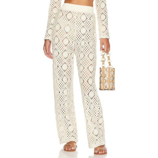 Andrea Iyamah 【 Hira Crochet Pants Women 】 レディースファッション ボトムス パンツ レディース Andrea Iyamah 【 Hira Crochet Pants Women 】 レディースファッション ボトムス パンツ レディース