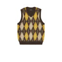 ビームス Beams Plus 【 Argyle Vest Mohair Men Brown 】 ベスト メンズファッション トップス ニット セーター メンズ...