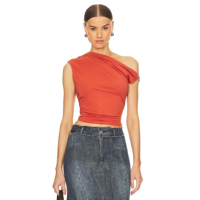 Miaou 【 Arielle Top Women Crimson 】 レディースファッション トップス その他 レディース クリムゾン