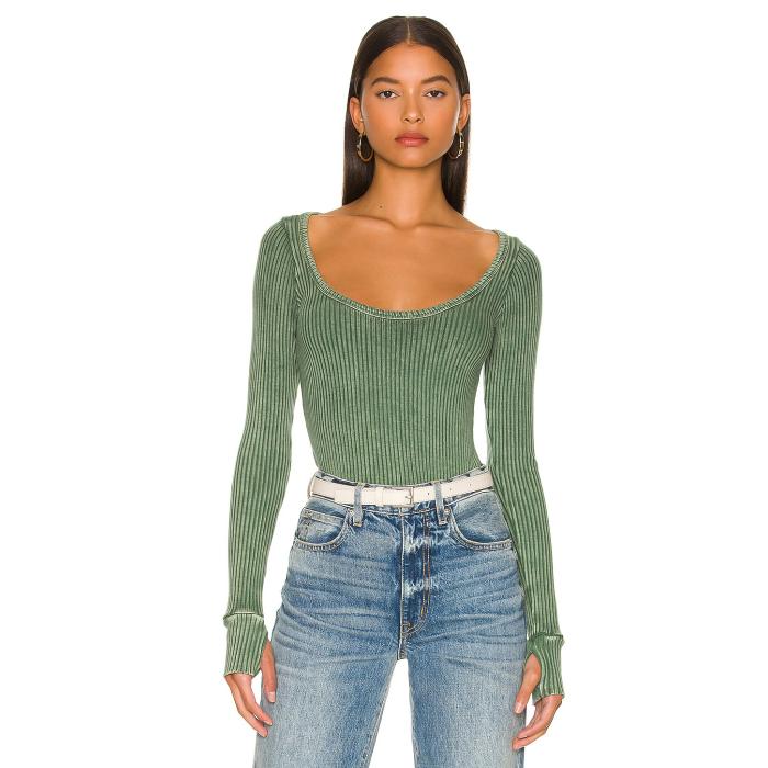 Michael Lauren 【 Leonard Top Women Pigment Military 】 レディースファッション トップス その他 ..