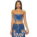 Area 【 Heart Strapless Top Women 】 レディースファッション トップス その他 レディース(4)