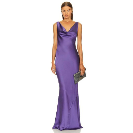 Norma Kamali 【 Deep Drape Neck Gown Women 】 ディープ レディースファッション ドレス レディース Norma Kamali 【 Deep Drape Neck Gown Women 】 ディープ レディースファッション ドレス レディース