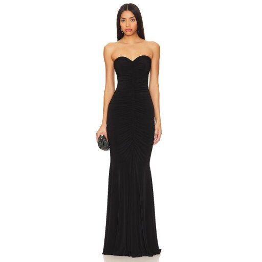 Norma Kamali 【 Strapless Shirred Front Fishtail Gown Women 】 レディースファッション ドレス レディース Norma Kamali 【 Strapless Shirred Front Fishtail Gown Women 】 レディースファッション ドレス レディース