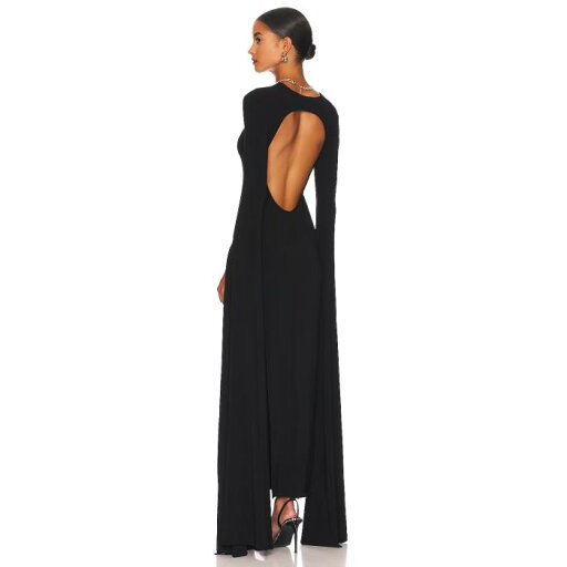 Norma Kamali 【 Ribbon Sleeve Gown Women 】 Sleeve スリーブ レディースファッション ドレス レディース Norma Kamali 【 Ribbon Sleeve Gown Women 】 Sleeve スリーブ レディースファッション ドレス レディース