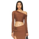 Afrm 【 Bria Mesh Top Women 】 レディースファッション トップス その他 レディース(4)