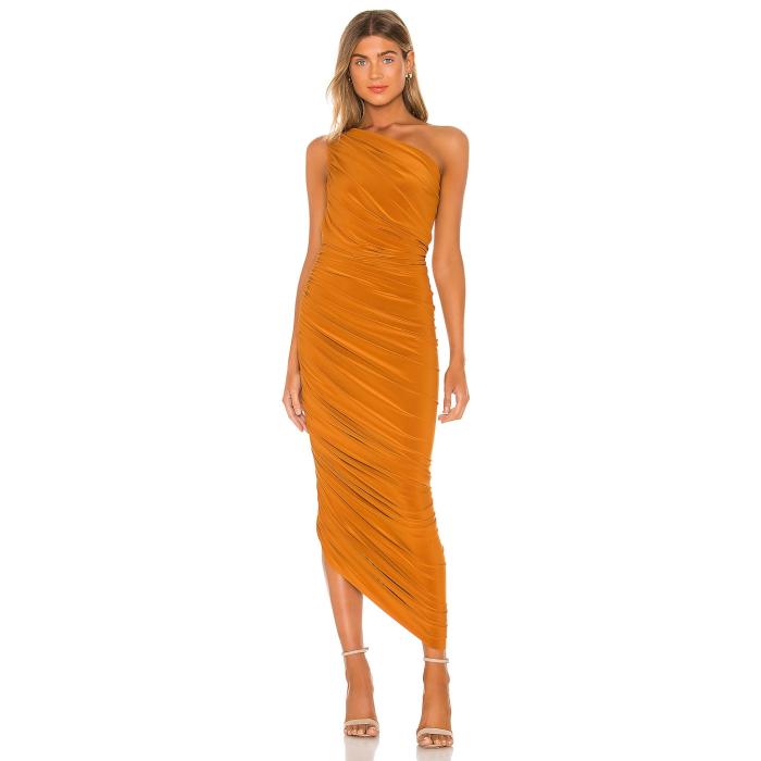 Norma Kamali 【 Diana Gown Women Bronze 】 レディースファッション ドレス レディース 銅・ブロンズ