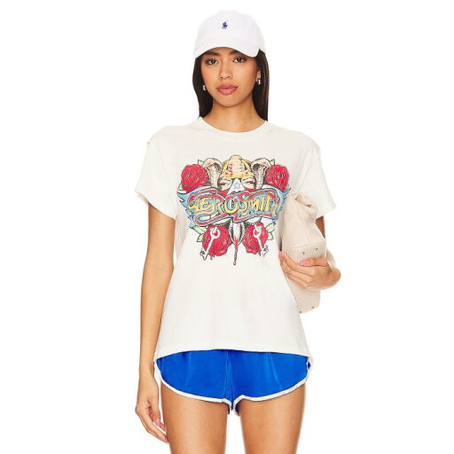 Daydreamer 【 Aerosmith Permanent Vacation Reverse Tee Women 】 リベンジ Tシャツ レディースファッション トップス Tシャツ カットソー レディース Daydreamer 【 Aerosmith Permanent Vacation Reverse Tee Women 】 リベンジ Tシャツ レディースファッション トップス Tシャツ カットソー レディース