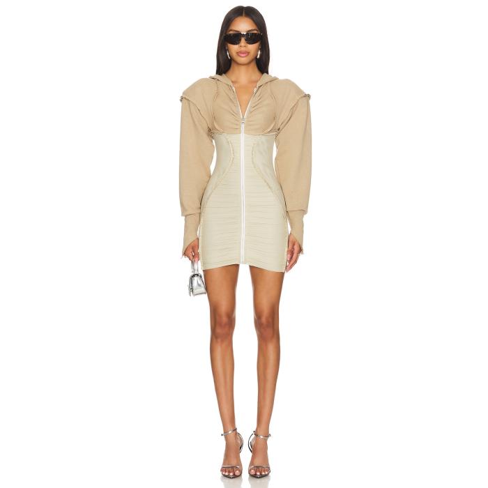 Sami Miro Vintage  Open Seam Zip Hoodie Dress Women  աǥ ѡ ɥ쥹 ...