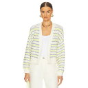 525 【 Crimped Mixed Cardi Women 】 レディースファッション トップス カーディガン ボレロ レディース