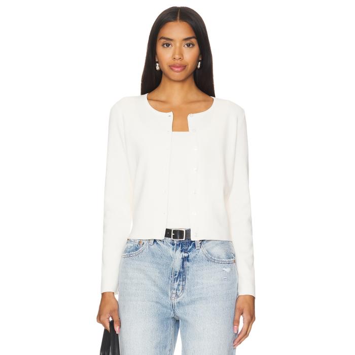 525 【 Eva Cardigan Women Chalk 】 カーディガン レディースファッション トップス カーディガン ボ..