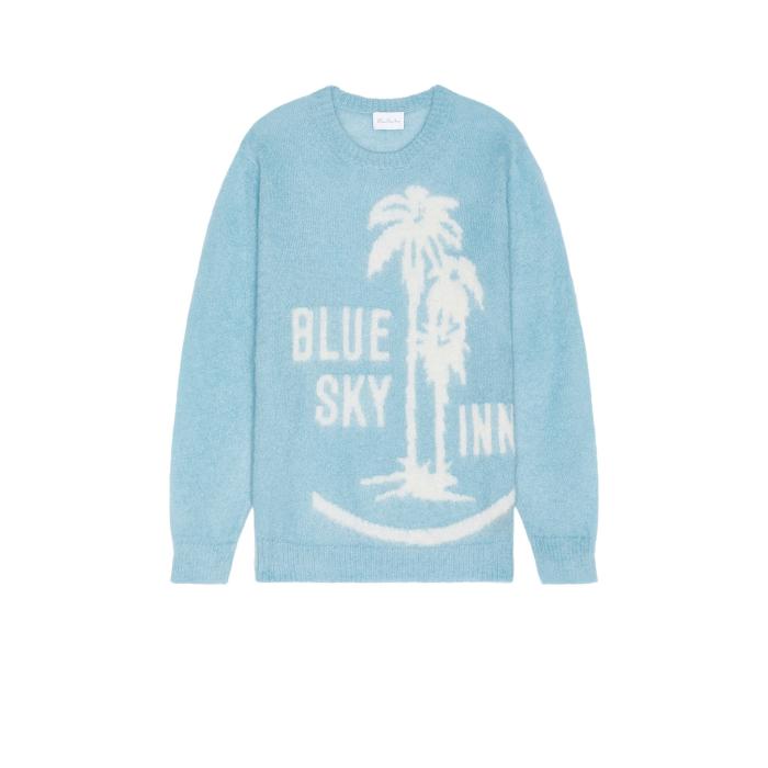 Blue Sky Inn  Mohair Sweater With Palms Men  ȥ졼ʡ 󥺥եå ȥåץ ˥...