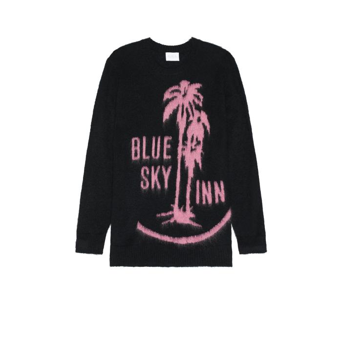 Blue Sky Inn  Mohair Sweater With Palms Men  ȥ졼ʡ 󥺥եå ȥåץ ˥...