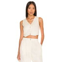 Donni. 【 Cropped Vest Women 】 ベスト レディースファッション トップス タンクトップ レディース