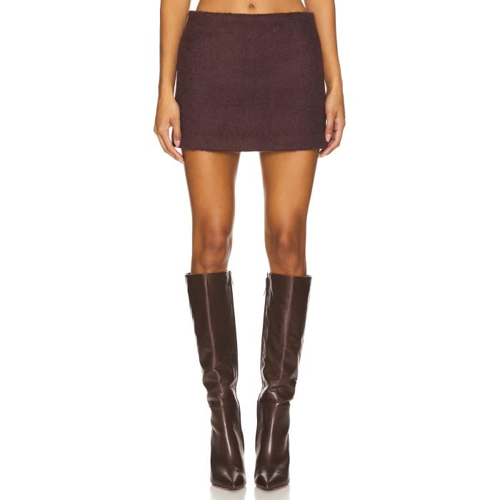 Bubish 【 Hailey Mini Skirt Women Chocolate 】 レディースファッション ボトムス スカート レディース