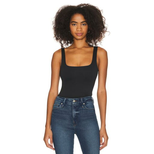 グッドアメリカン Good American 【 Scuba Modern Tank Bodysuit Women 】 モダン タンクトップ ボディースーツ レディースファッション トップス タンクトップ レディース グッドアメリカン Good American 【 Scuba Modern Tank Bodysuit Women 】 モダン タンクトップ ボディースーツ レディースファッション トップス タンクトップ レディース