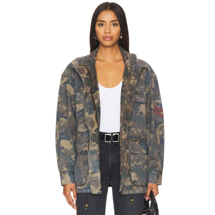 フリーピープル Free People 【 X We The Free Arya Utility Camo Jacket Women 】 フリー カモ柄 Jacket ジャケット レディースファッション コート ジャケット レディース