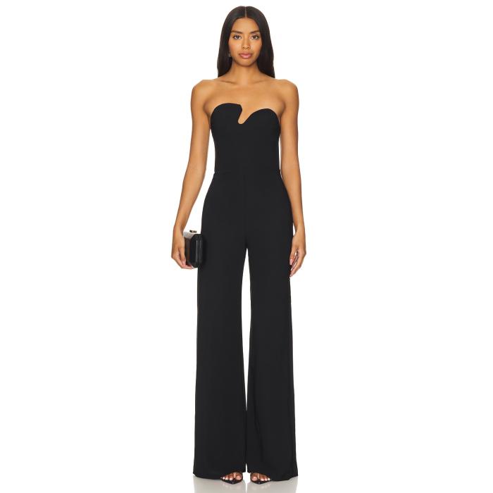 アマンダアプリチャード Amanda Uprichard 【 Strapless Puzzle Jumpsuit Women 】 ジャンプスーツ レディースファッション オールインワン サロペット レディース