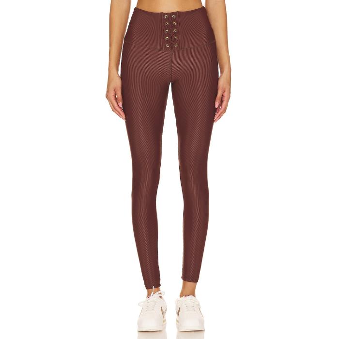 Strut-This 【 X Chantelle Paige-Mulligan The Liam Ankle Legging Women Chocolate Rib 】 レディー..