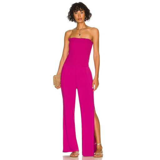 チェイサー Chaser 【 Smocked Wide Leg Jumpsuit Women 】 ジャンプスーツ レディースファッション オールインワン サロペット レディース チェイサー Chaser 【 Smocked Wide Leg Jumpsuit Women 】 ジャンプスーツ レディースファッション オールインワン サロペット レディース