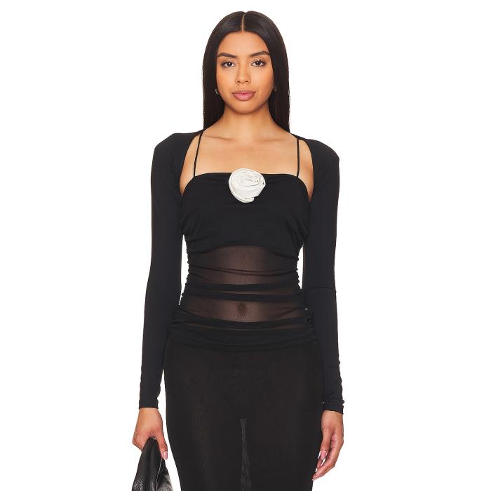 Bubish 【 Mimi Top & Bolero Set Women Black & White 】 レディースファッション トップス タンクト..