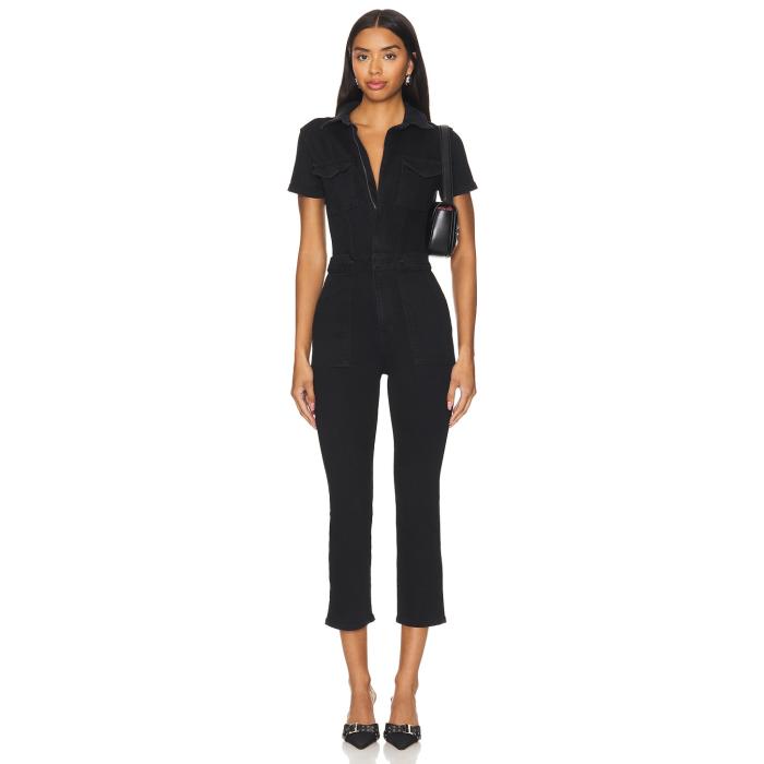 グッドアメリカン Good American 【 Fit For Success Petite Jumpsuit Women 】 【小さめ】 ジャンプスーツ レディースファッション オールインワン サロペット レディース