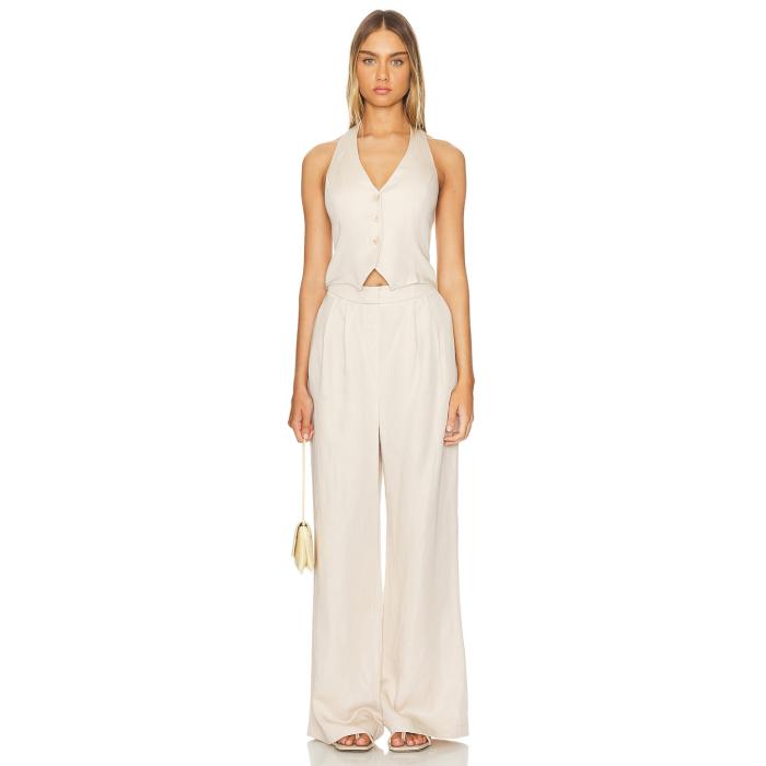 Astr The Label 【 Tatum Jumpsuit Women Natural 】 ジャンプスーツ レディース ナチュラル
