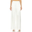Enza Costa 【 Satin High Waist Wide Leg Women 】 サテン ハイ レディースファッション ボトムス パンツ レディース(4)