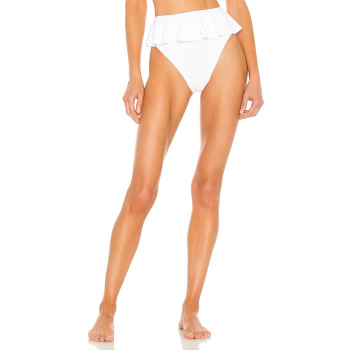 ビーチライオット Beach Riot 【 Daisy Bikini Bottom Women White 】 ズボン ボトムス レディースファッション 水着 レディース 白色 ホワイト