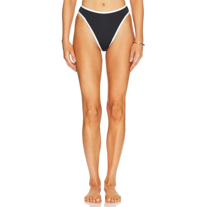 Lspace 【 Ventura Fused Bitsy Bottom Women Black & Cream 】 ズボン ボトムス レディースファッション 水着 レディース 黒色 ブラック クリーム