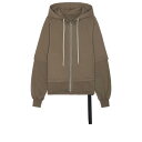 Drkshdw By Rick Owens 【 Zipped Hustler Hoodie Men 】 フーディー パーカー インナー 下着 ナイトウェア メン...