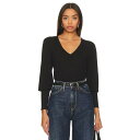 Bobi 【 Banded Bottom Long Sleeve Top Women 】 ズボン ボトムス Sleeve スリーブ レディースファッション トップス その他 レディース(4)