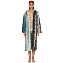 Missoni Home 【 Giacomo Hooded Bathrobe Women 】 フード付 インナー 下着 ナイトウェア メンズ ナイトウェア ルー...