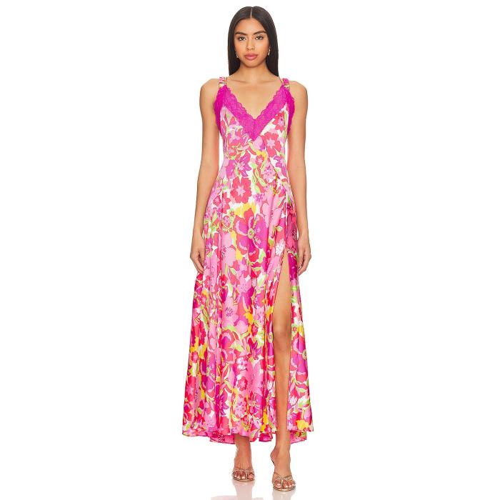 フリーピープル Free People 【 All A Bloom Maxi Dress In Neon Pop Combo Women 】 ドレス レディースファッション ドレス レディース