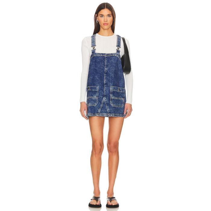 フリーピープル Free People 【 X We The Free Overall Smock Mini Dress Women 】 フリー ドレス レディースファッション ドレス レディース