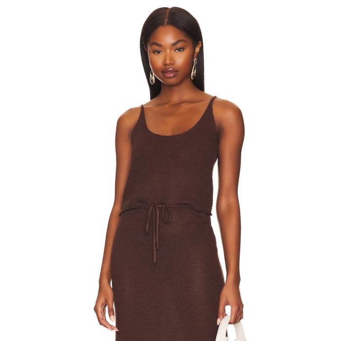 オニア Onia 【 Textured Linen Sweater Scoop Tank Women 】 トレーナー タンクトップ レディースファッション トップス タンクトップ レディース