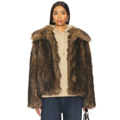 Superdown 【 Kennedy Faux Fur Coat Women 】 レディースファッション コート ジャケット レディース Superdown 【 Kennedy Faux Fur Coat Women 】 レディースファッション コート ジャケット レディース