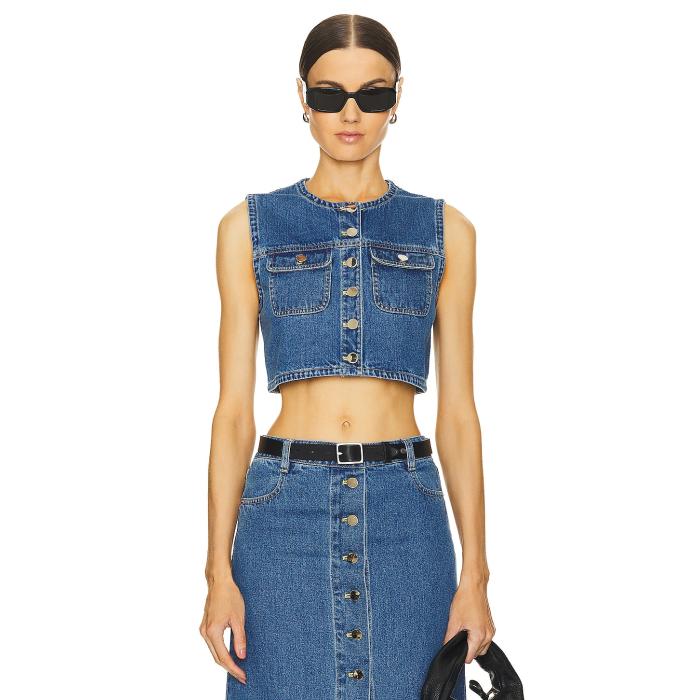 Ronny Kobo  Guise Vest Women  ٥ ǥեå ȥåץ 󥯥ȥå ǥ