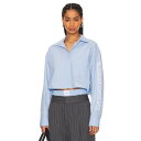 アレキサンダーワン Alexander Wang 【 Button Down Cropped Shirt Women 】 ダウン レディースファッション トップス その他 レディース(4)