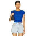 アレキサンダーワン Alexander Wang 【 Short Sleeve Crewneck Tee Women 】 Sleeve スリーブ Tシャツ レディースファッション トップス Tシャツ カットソー レディース(4)
