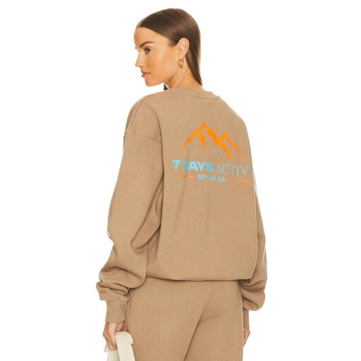 7 Days Active 【 Organic Crew Neck Women 】 クルー レディースファッション トップス スウェット トレーナー レディース 7 Days Active 【 Organic Crew Neck Women 】 クルー レディースファッション トップス スウェット トレーナー レディース