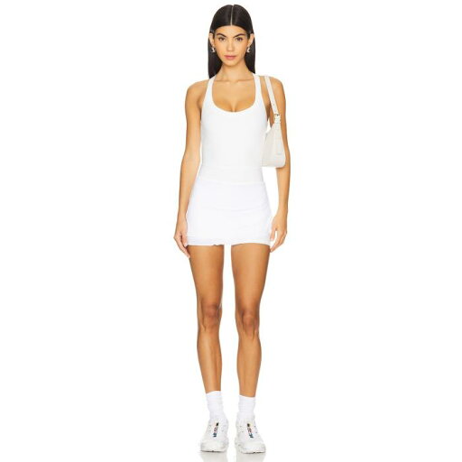 フリーピープル Free People 【 X Revolve X Fp Movement Little Bit Of Love Skortsie In White Women 】 白色 ホワイト レディースファッション オールインワン サロペット レディース フリーピープル Free People 【 X Revolve X Fp Movement Little Bit Of Love Skortsie In White Women 】 白色 ホワイト レディースファッション オールインワン サロペット レディース
