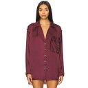 フリーピープル Free People 【 X Intimately Fp Like Honey Pj Shirt In Acai Women 】 ハニー イン...