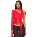 Niihai 【 Asymmetric Neck Tie Top Women 】 ネクタイ レディースファッション トップス その他 レディース(4)