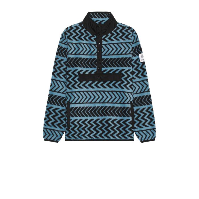 Autumn Headwear 【 Orb Half Snap Fleece Sweater Men 】 ハーフ フリース トレーナー メンズファッション トップス ニット セーター メンズ