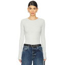 Agolde 【 Delphi Slim Tee Women 】 slim スリム Tシャツ レディースファッション トップス Tシャツ カットソー レディース(4)