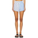 Eleven Eleven 【 Duo Stripe Boxer Shorts Women 】 Stripe ストライプ ショーツ レディースファッション ボトムス パンツ レディース