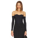 フルールドゥマル Fleur Du Mal 【 Jersey Ruched Bodysuit Women 】 ジャージ ボディースーツ レディースファッション トップス その他 レディース