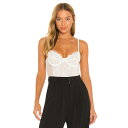 Kat The Label 【 Elodie Bodysuit Women 】 ボディースーツ インナー 下着 ナイトウェア レディース インナー 下着 ランジェリー 補正下着 ボディスーツ レディース