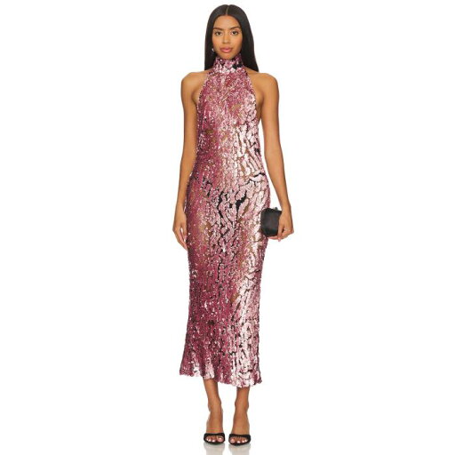 Lapointe 【 Sequin Halter Open Back Dress Women 】 ドレス レディースファッション ドレス レディース Lapointe 【 Sequin Halter Open Back Dress Women 】 ドレス レディースファッション ドレス レディース